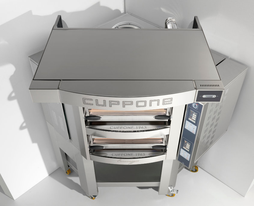 Cuppone Caravaggio CD elektromos pizzakemence 2 aknás CR535/2CD