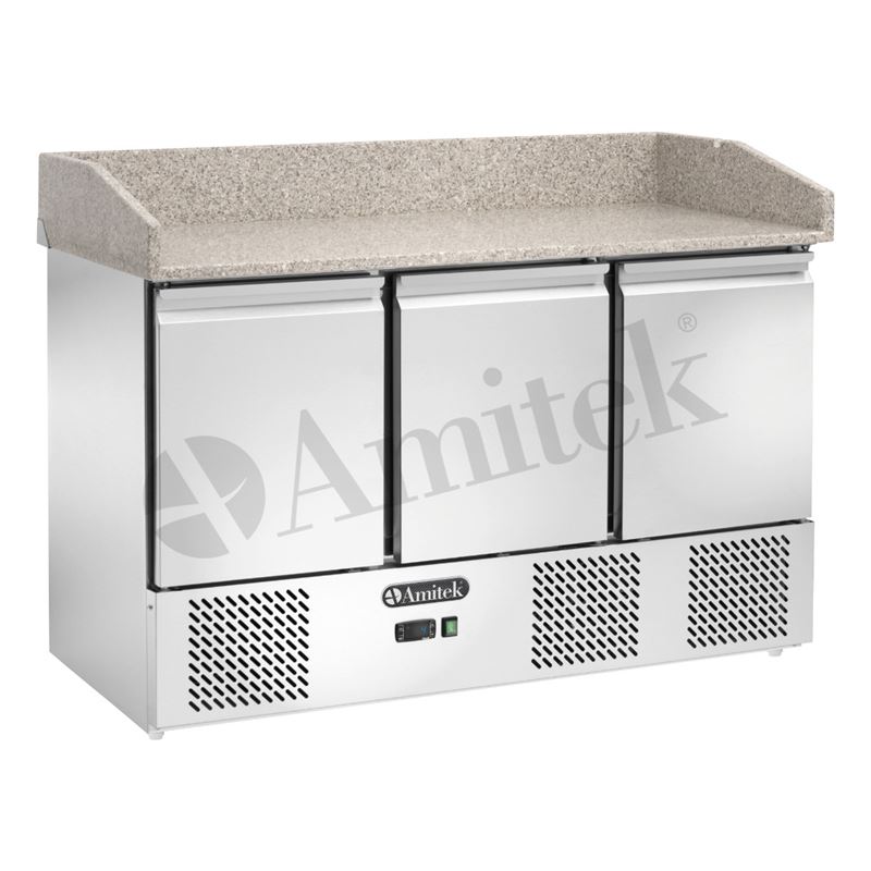 Amitek AK923PZV Pizzapult ventillációs hűtéssel feltéthűtő nélkül
