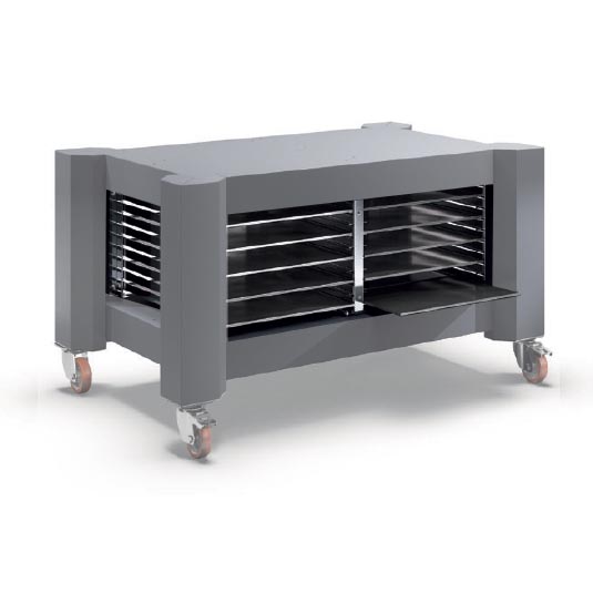 Cuppone DTH3T Delta pizzakemence állvány tálcatartó készlet 1170 mm