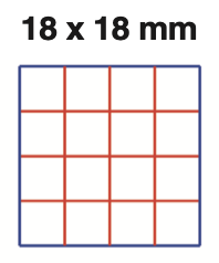 Dadaux Precicut 3D 18x18mm-es gatter szett