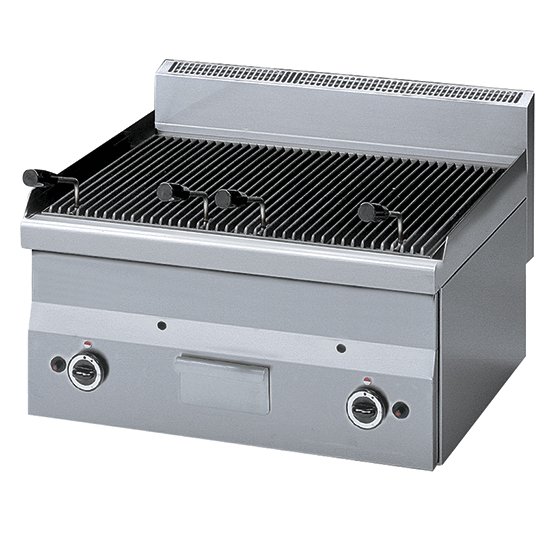 MASTRO 600-as asztali gázos lávaköves sütő 600mm