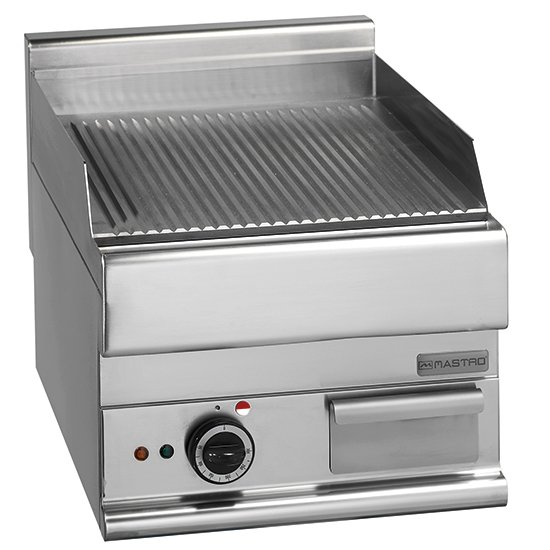 MASTRO 650-as asztali elektromos lapsütő 400mm, bordás felület