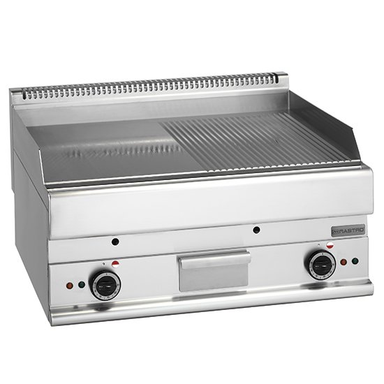 MASTRO 650-as asztali elektromos lapsütő 700mm, sima-bordás felület