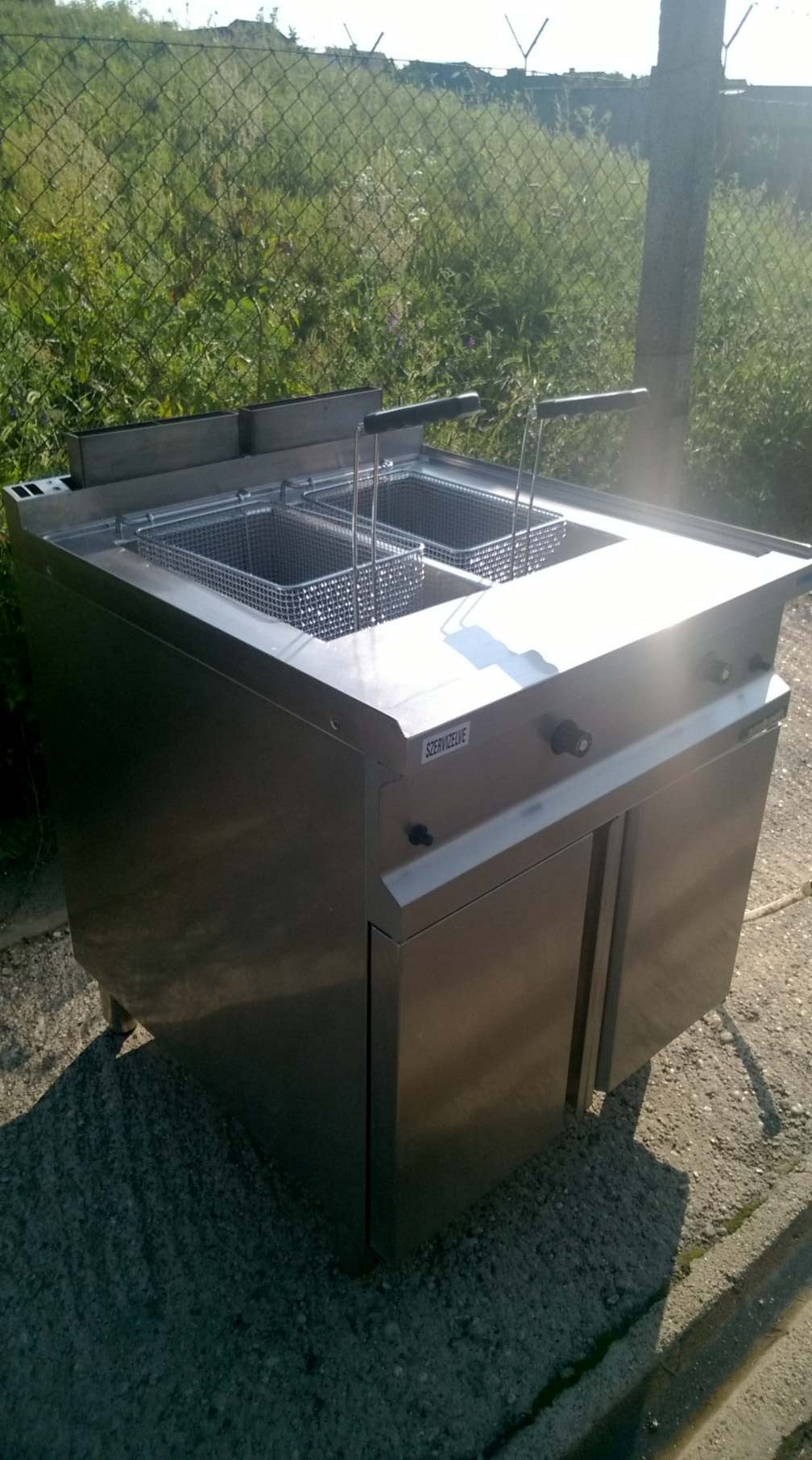 Ambach gázos fritőz 2x15 L