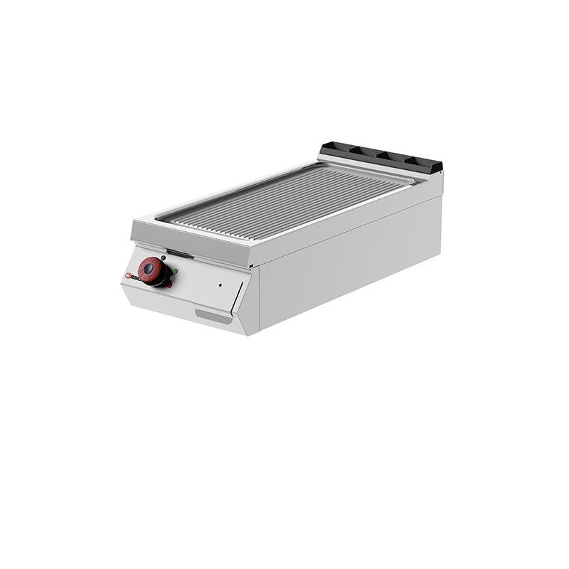 Desco 900-as asztali elektromos lapsütő 400mm, bordás felület