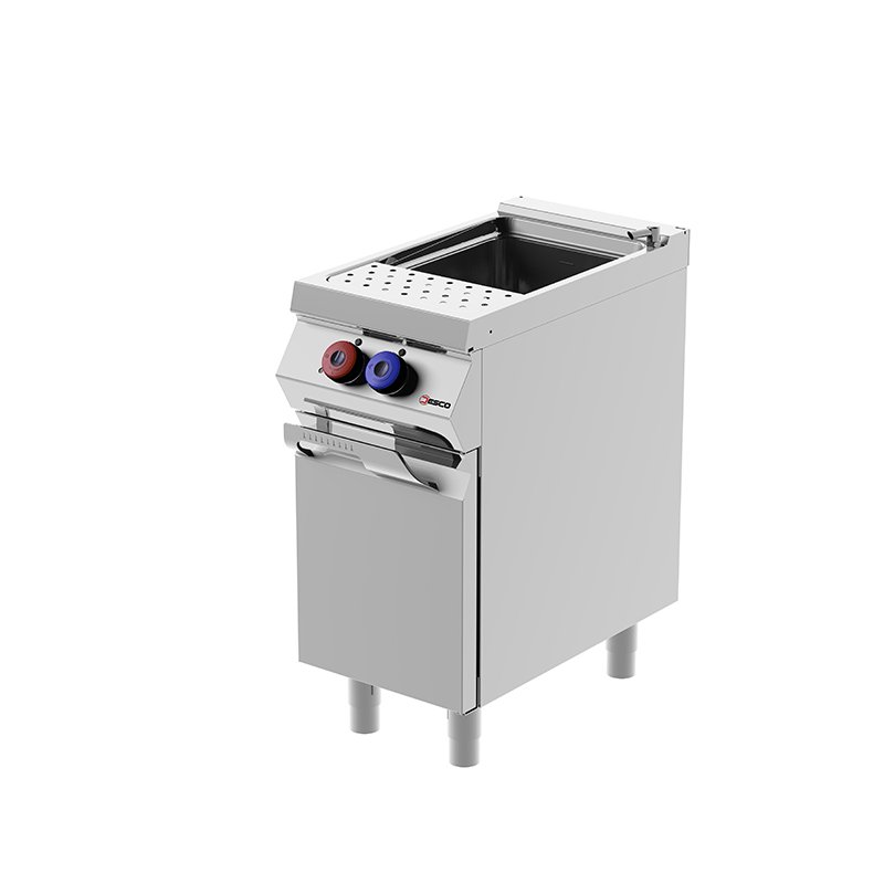 Desco 700-as elektromos tésztafőző, 1aknás, ajtós tárolóval