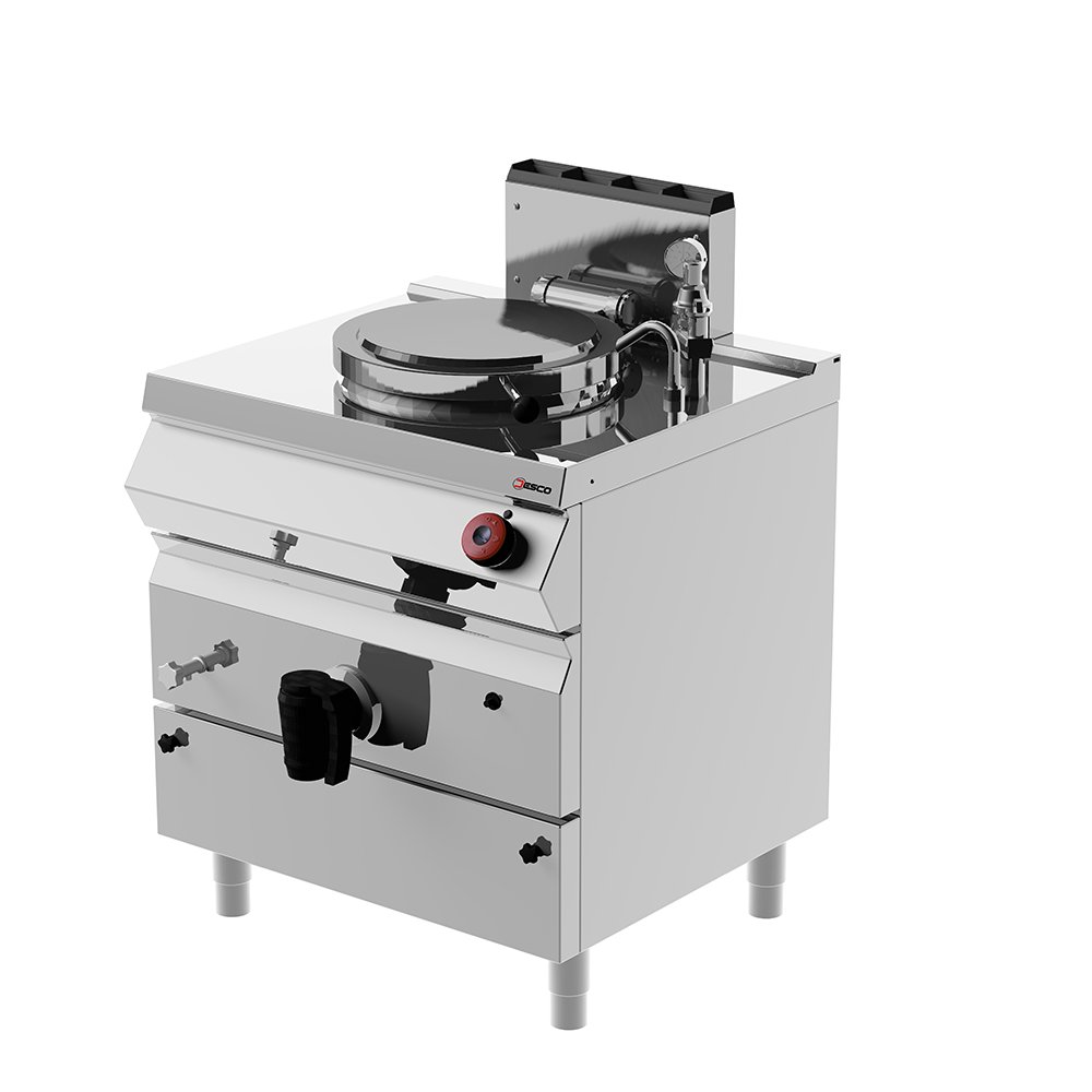 Desco 700-as gázos főzőüst 50 literes, indirekt fűtéssel