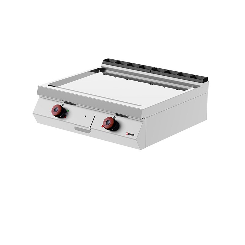 Desco 700-as asztali elektromos lapsütő 800mm, sima krómozott felület