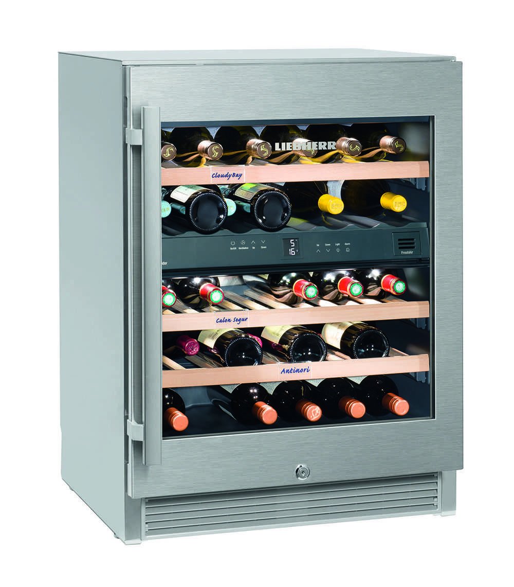 LIEBHERR 123 literes borhűtő (bortemperáló), 2 hőmérsékleti zónával