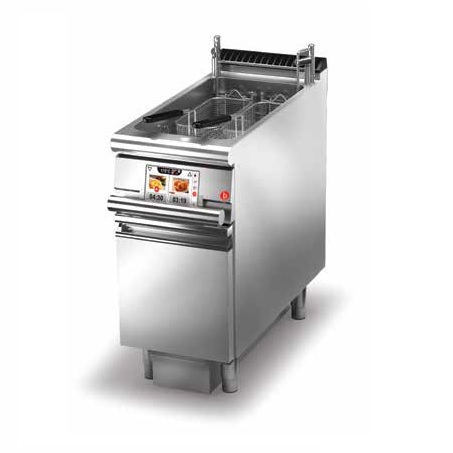 BARON EVO 900-as gázos fritőz, automatikus olajszűrős 23 L