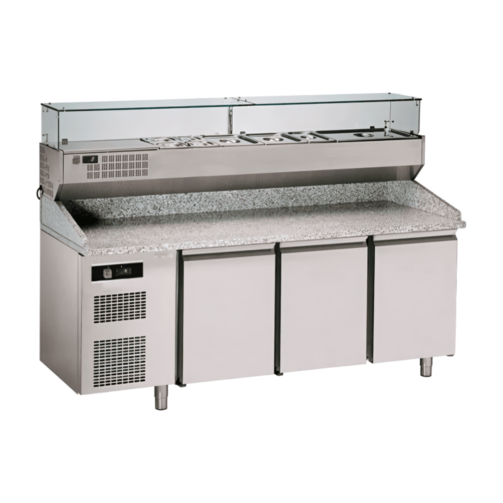 SAGI PIZZA RANGE KBZ203S pizzapult feltéthűtővel