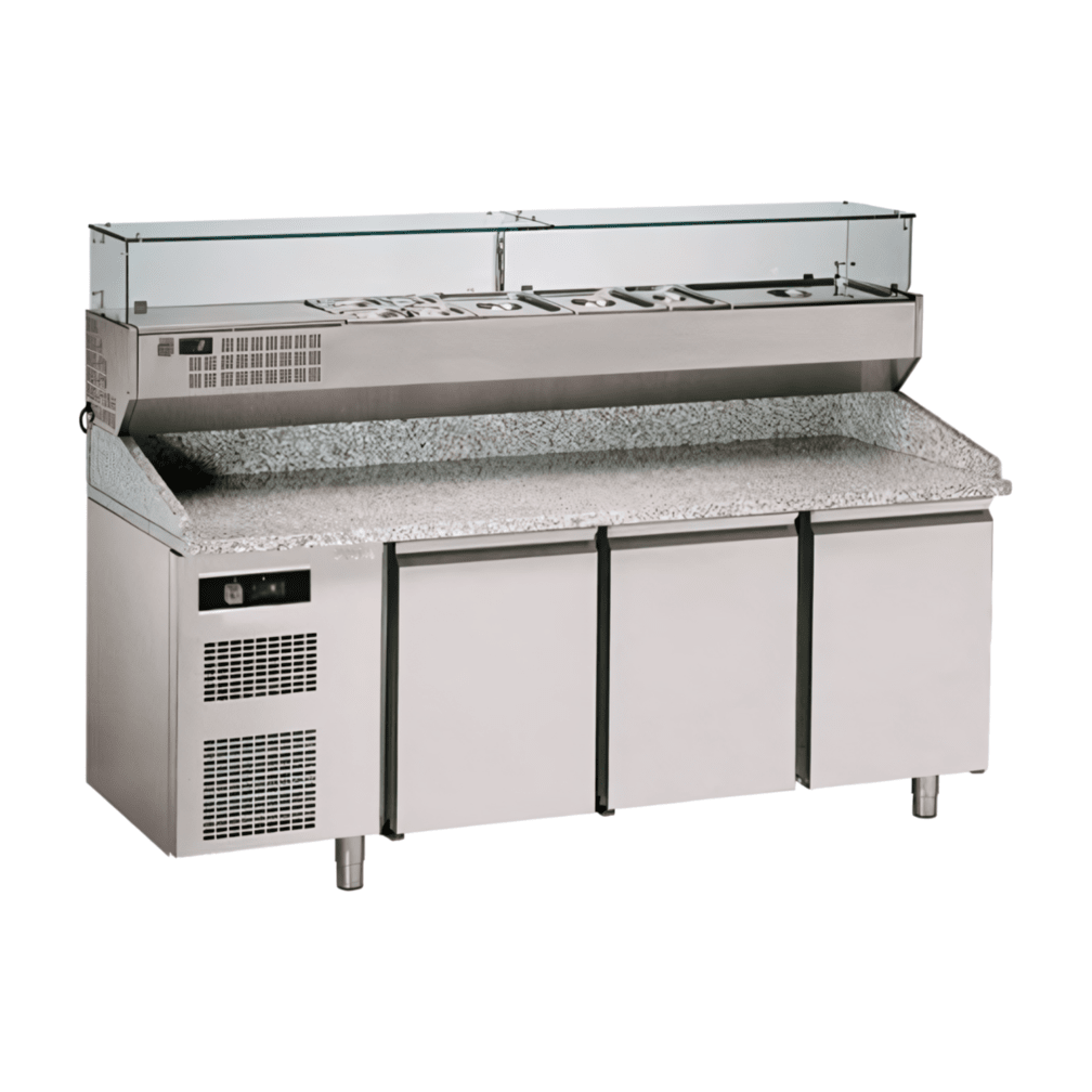 SAGI PIZZA RANGE KBZ207S pizzapult feltéthűtővel