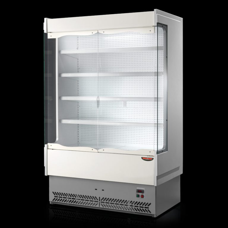 TECNODOM VULCANO VB60 187 SL tejregál, fali regál, nyitható üvegajtóval